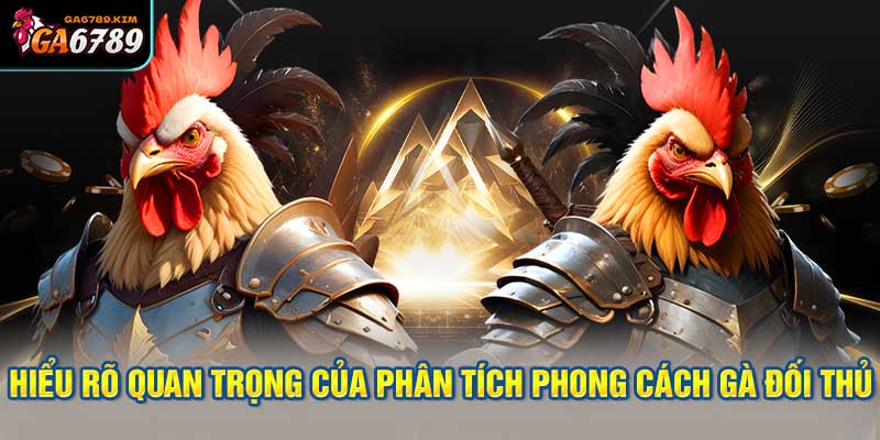 Hiểu rõ điểm quan trọng của phân tích phong cách gà đối thủ